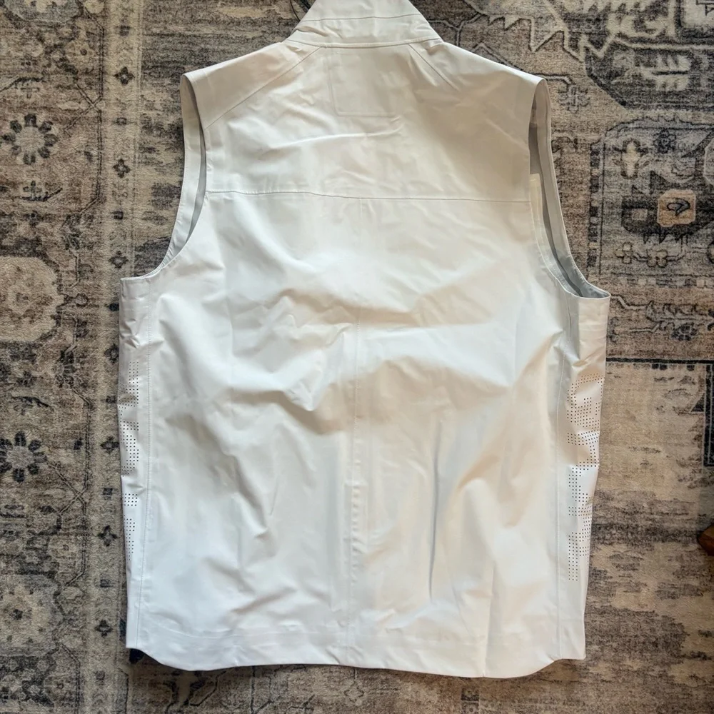 G/Fore Repeller Vest Mens Size S white Performance Golf New
